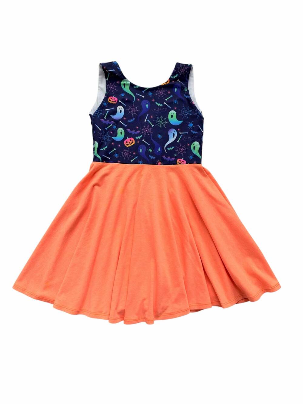 Malia + Kai Handmade Halloween Neon Dress Size 6